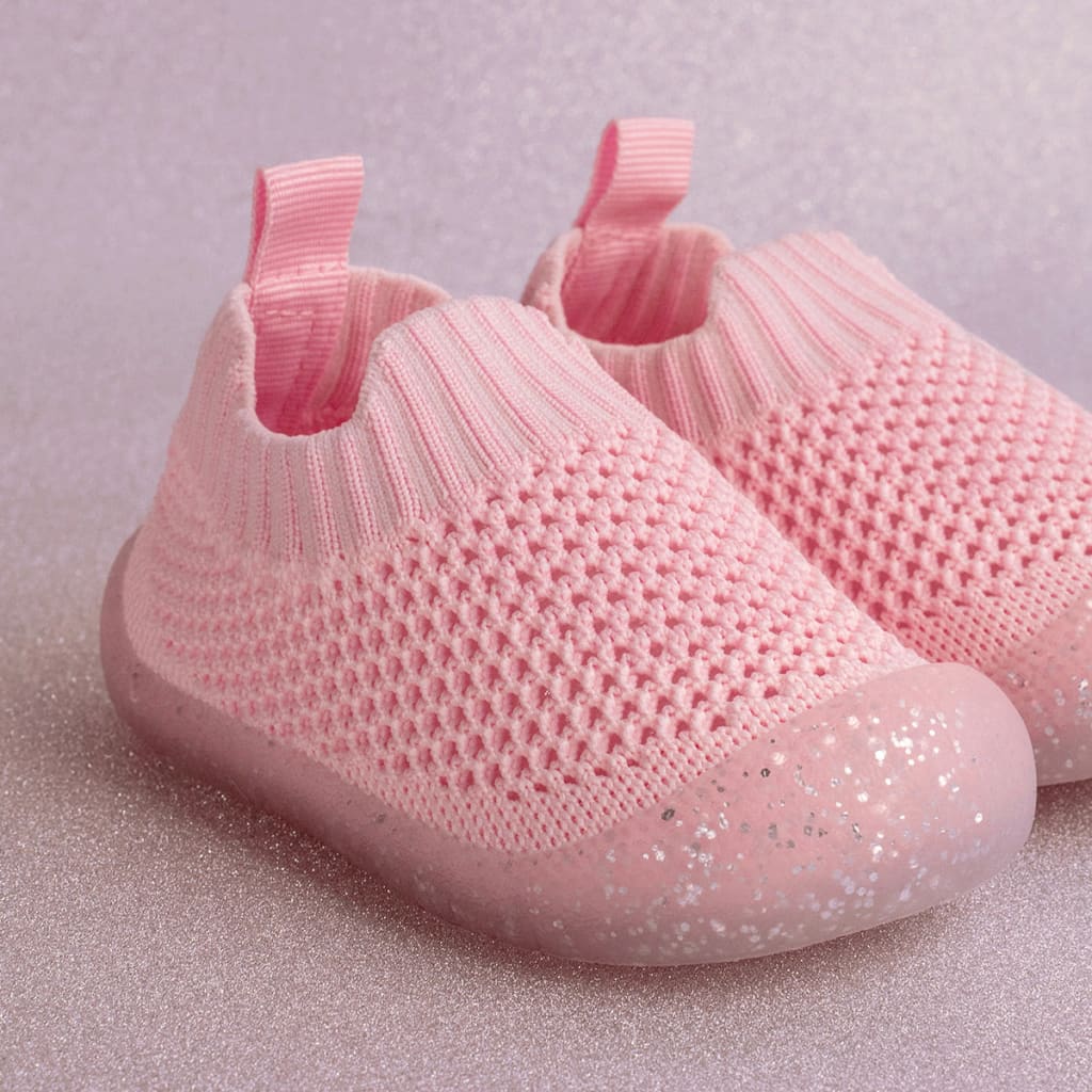 Duckies à enfiler - Rose Pailleté