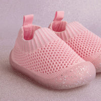 Duckies à enfiler - Rose Pailleté