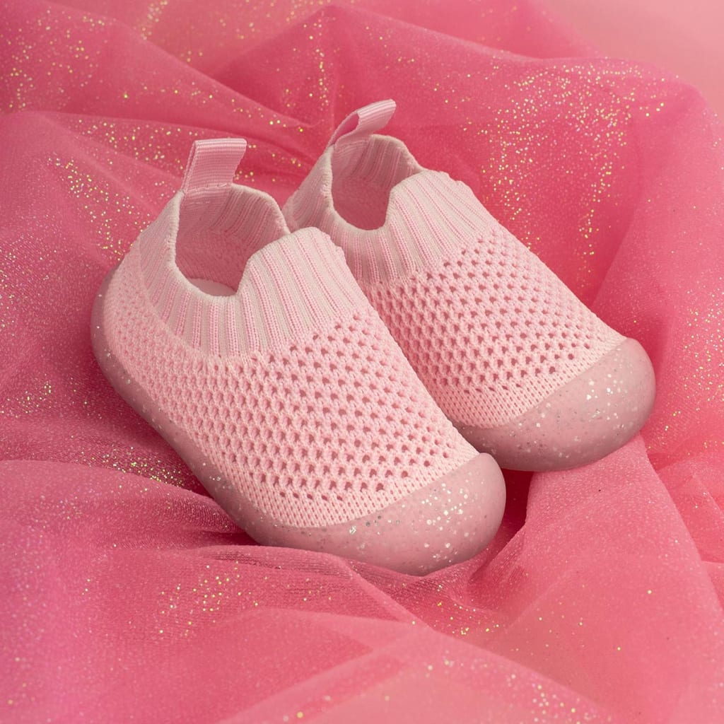 Duckies à enfiler - Rose Pailleté