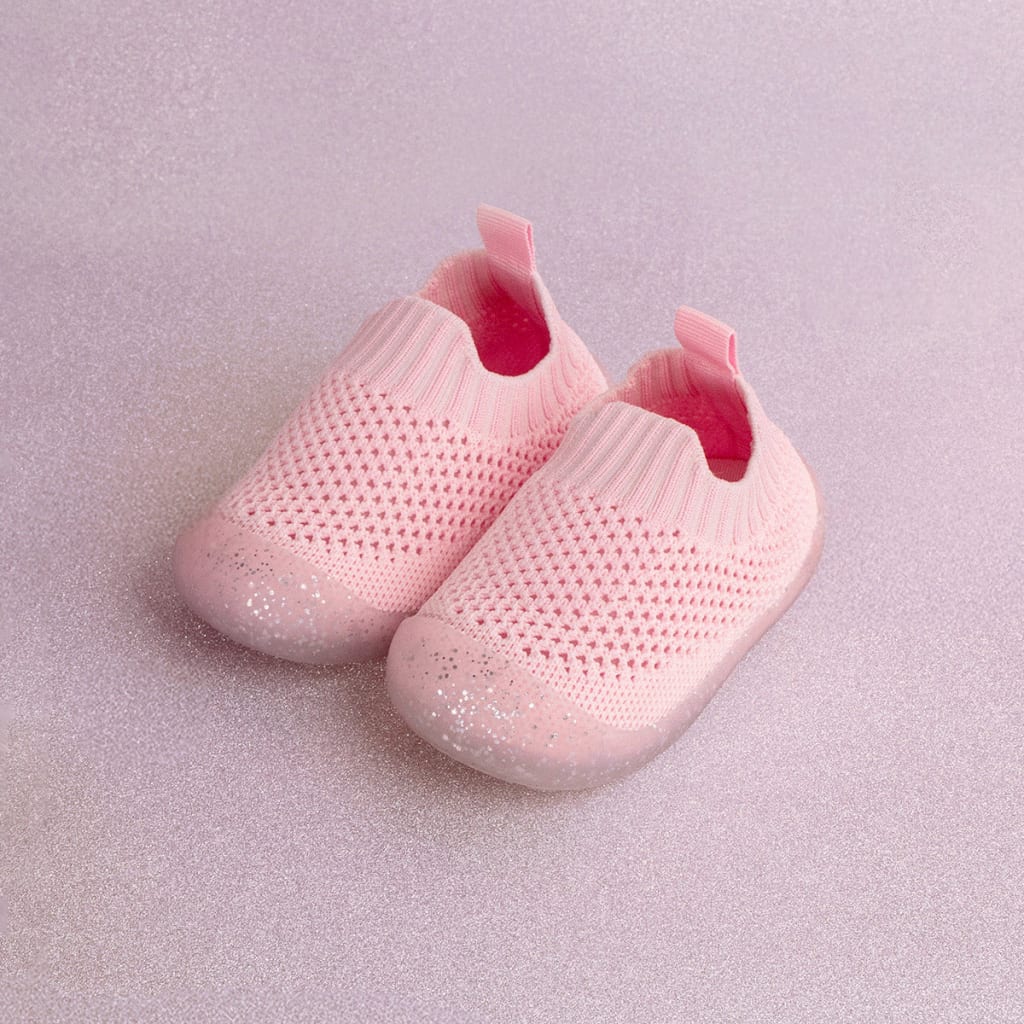 Duckies à enfiler - Rose Pailleté
