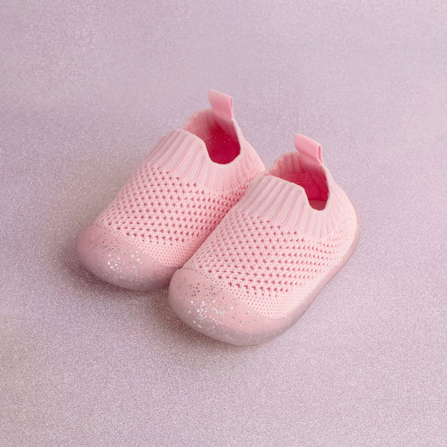 Duckies à enfiler - Rose Pailleté