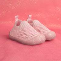 Duckies à enfiler - Rose Pailleté